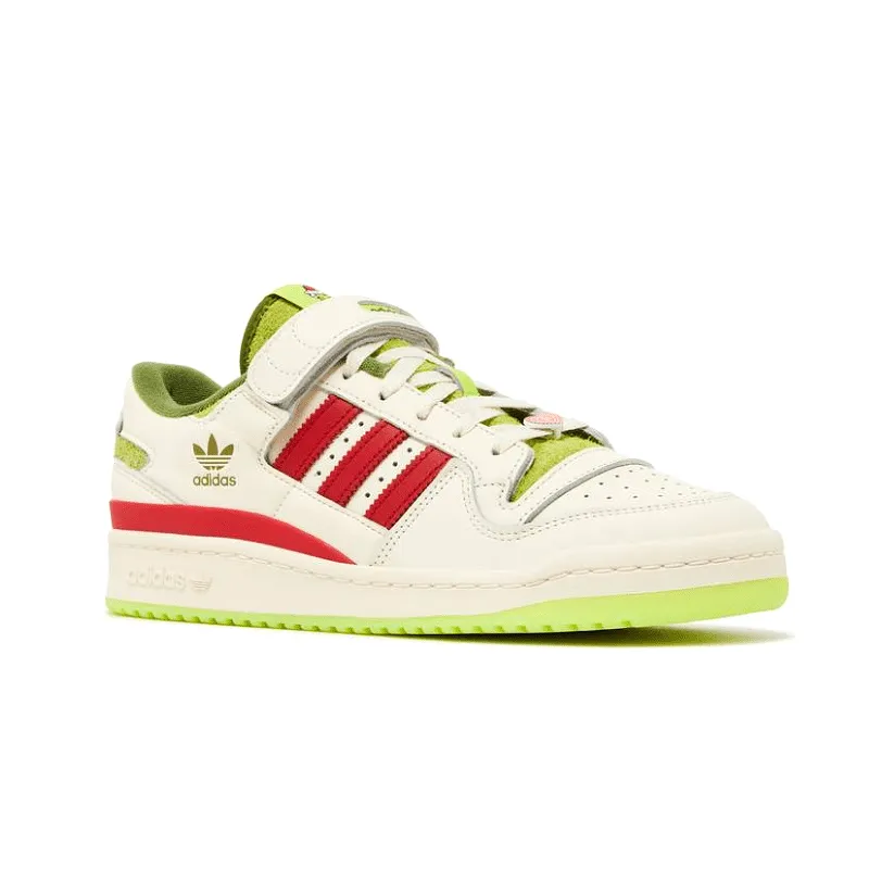 adidas Grinch X Forum Low 'Cream White' - Boy's Grade School