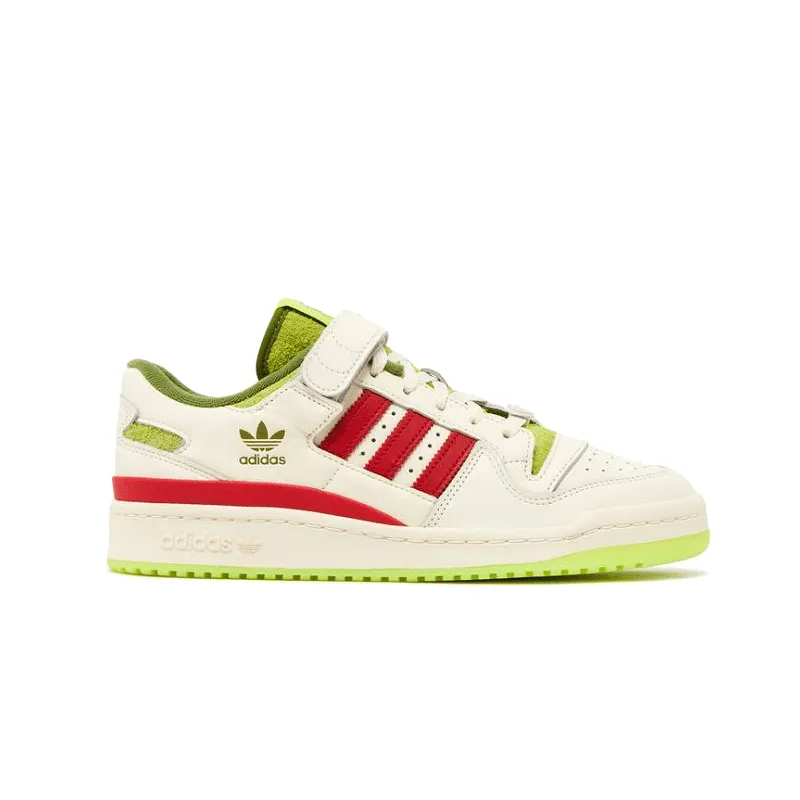 adidas Grinch X Forum Low 'Cream White' - Boy's Grade School