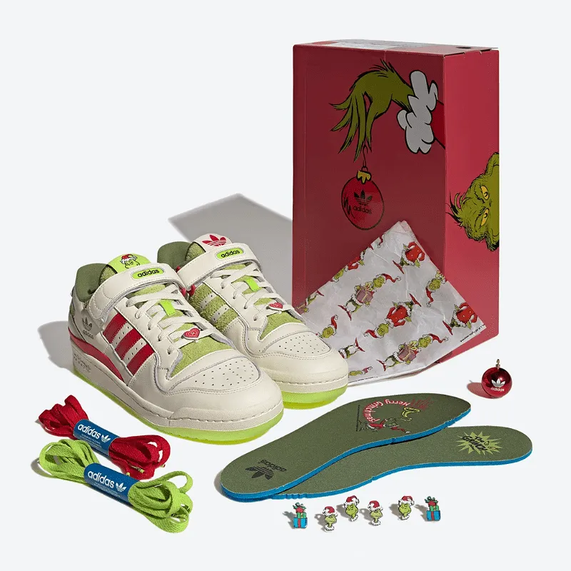 adidas Grinch X Forum Low 'Cream White' - Men's