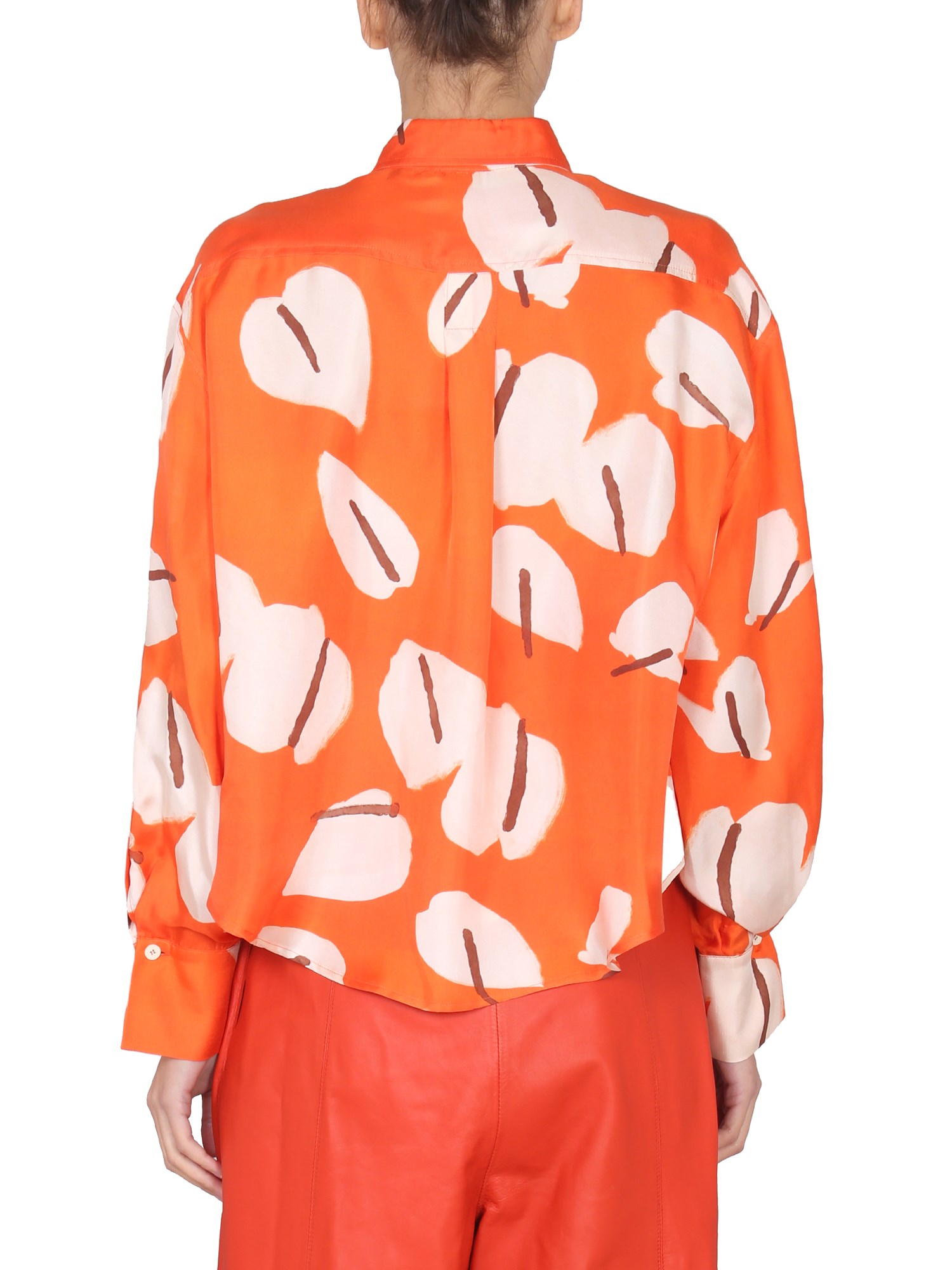 ALYSI    SILK ANTHURIUM SHIRT