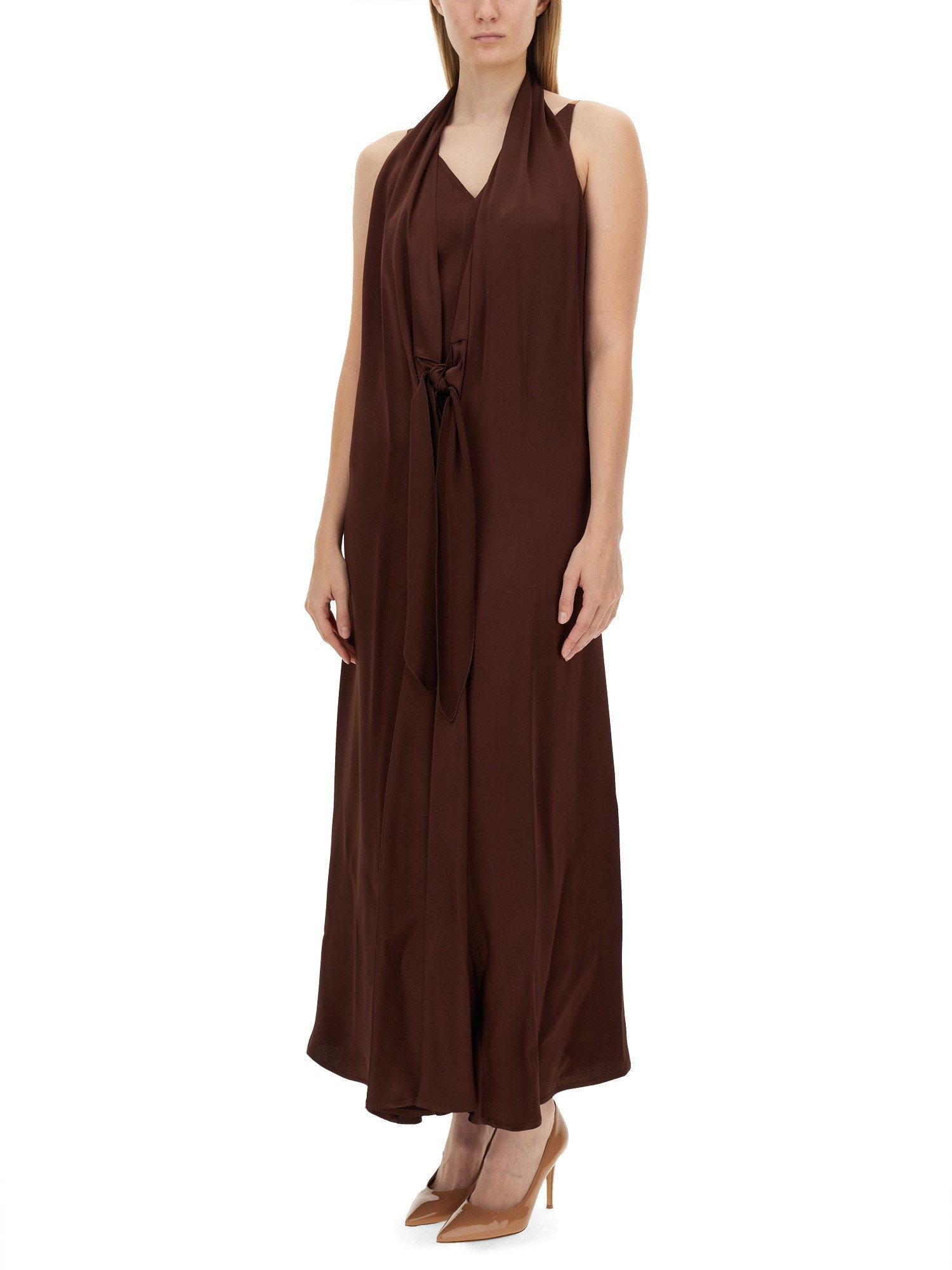 ALYSI    SILK CREPE DRESS