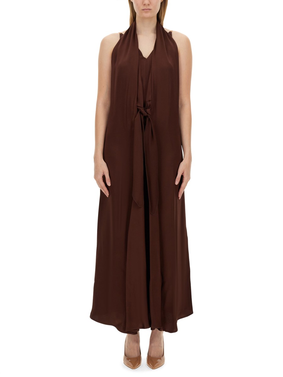 ALYSI    SILK CREPE DRESS