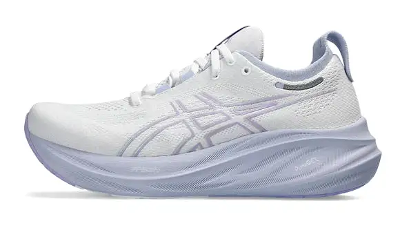 Asics Gel-Nimbus 26 (B Width) - White/Fresh Air (Womens)