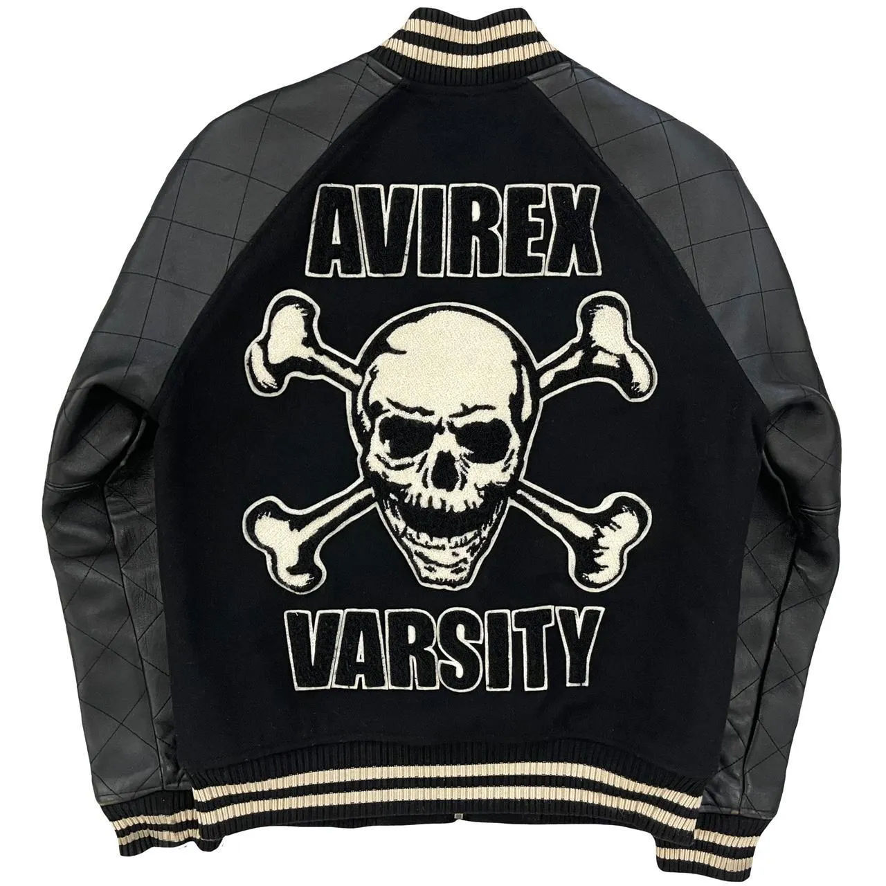 Avirex Skull & Crossbone Varsity Jacket