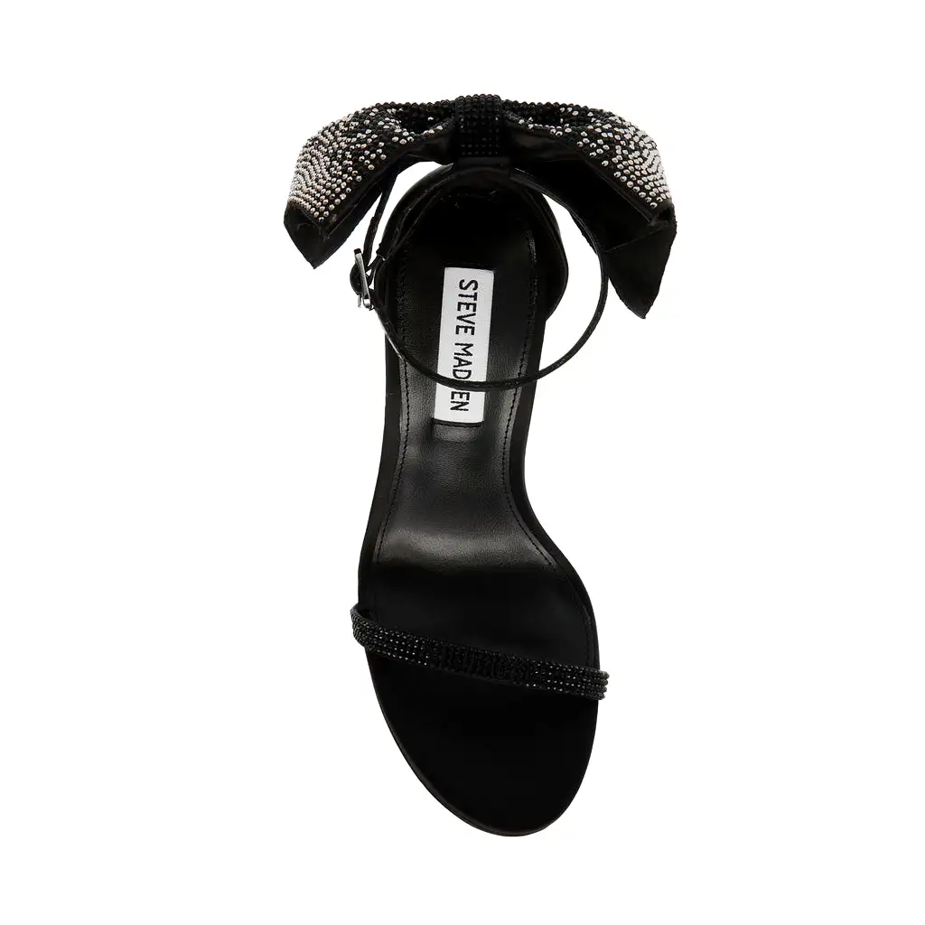 Bellarosa Sandal BLACK SATIN