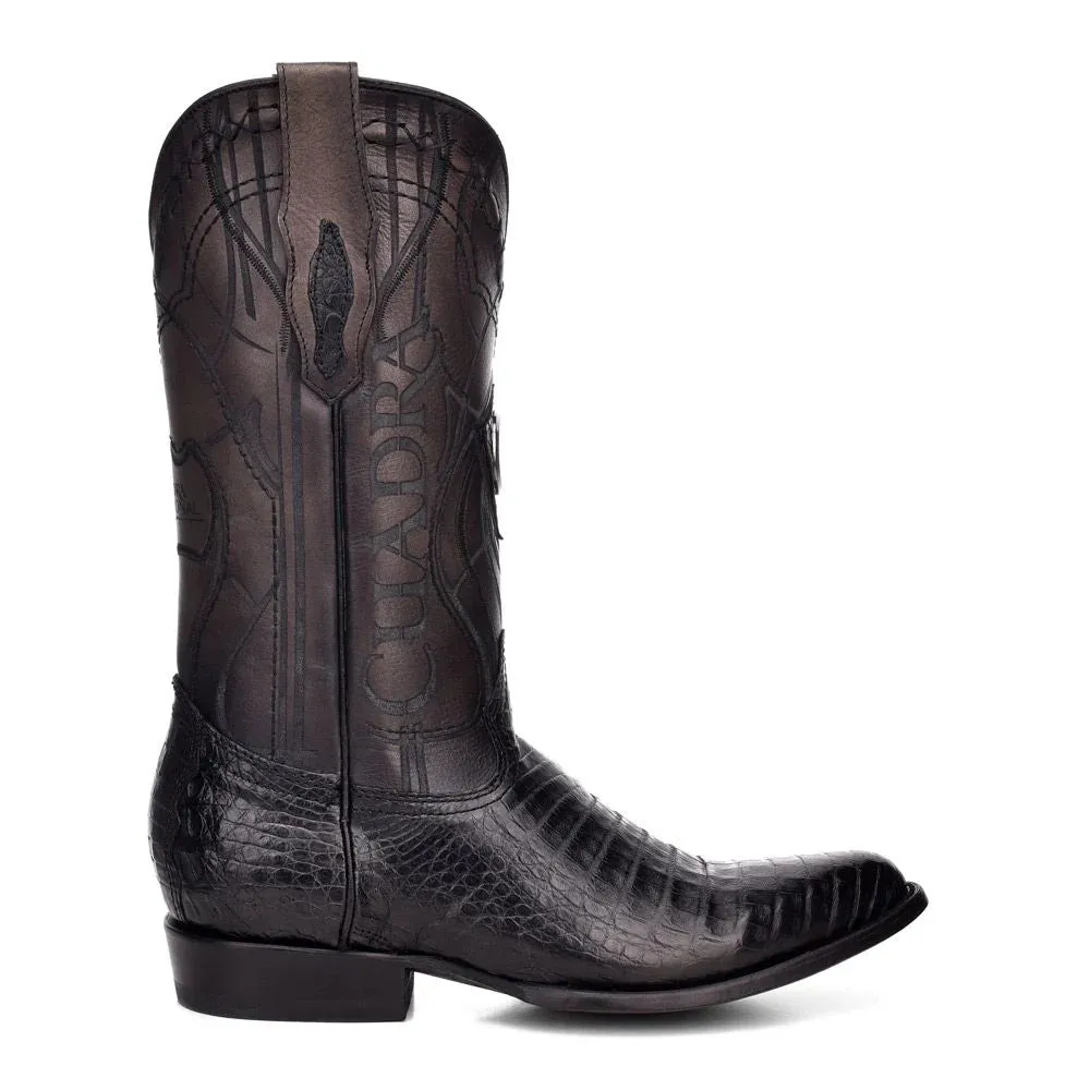 Black Caiman Boots