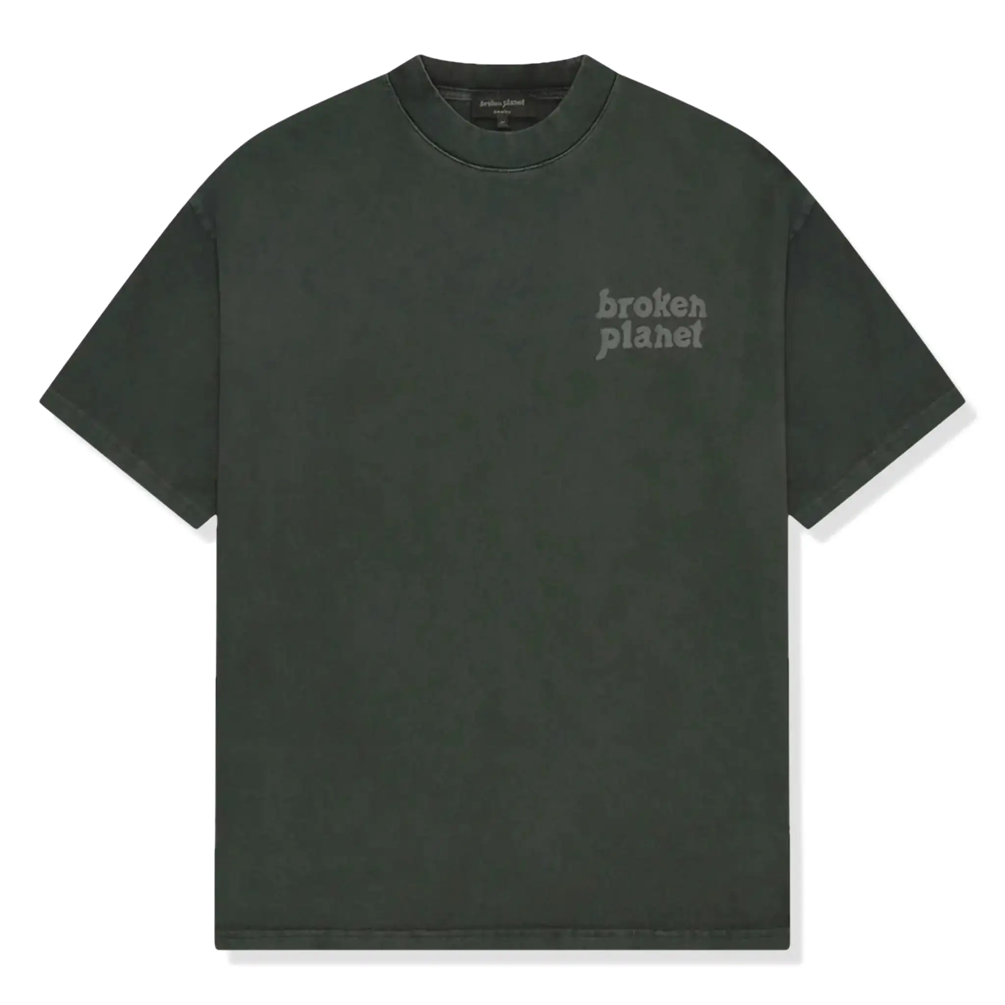 Broken Planet Basics Washed Soot Black T Shirt