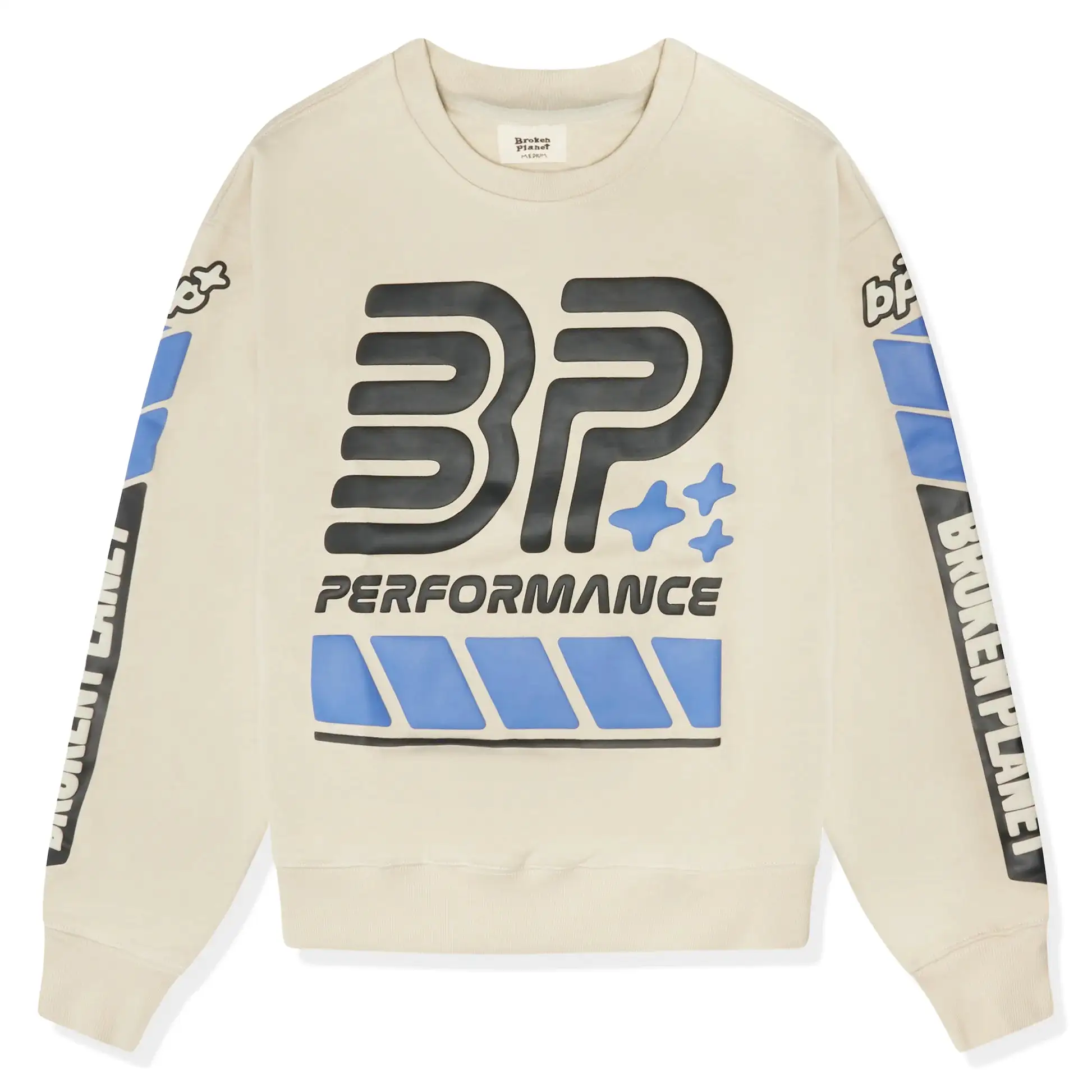 Broken Planet BP Performance Sweatshirt Bone White