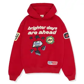 Broken Planet Brighter Days Hoodie Ruby Red