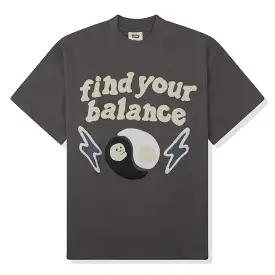 Broken Planet Find Your Balance Ash Grey T Shirt