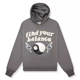 Broken Planet Find Your Balance Hoodie Soot Grey