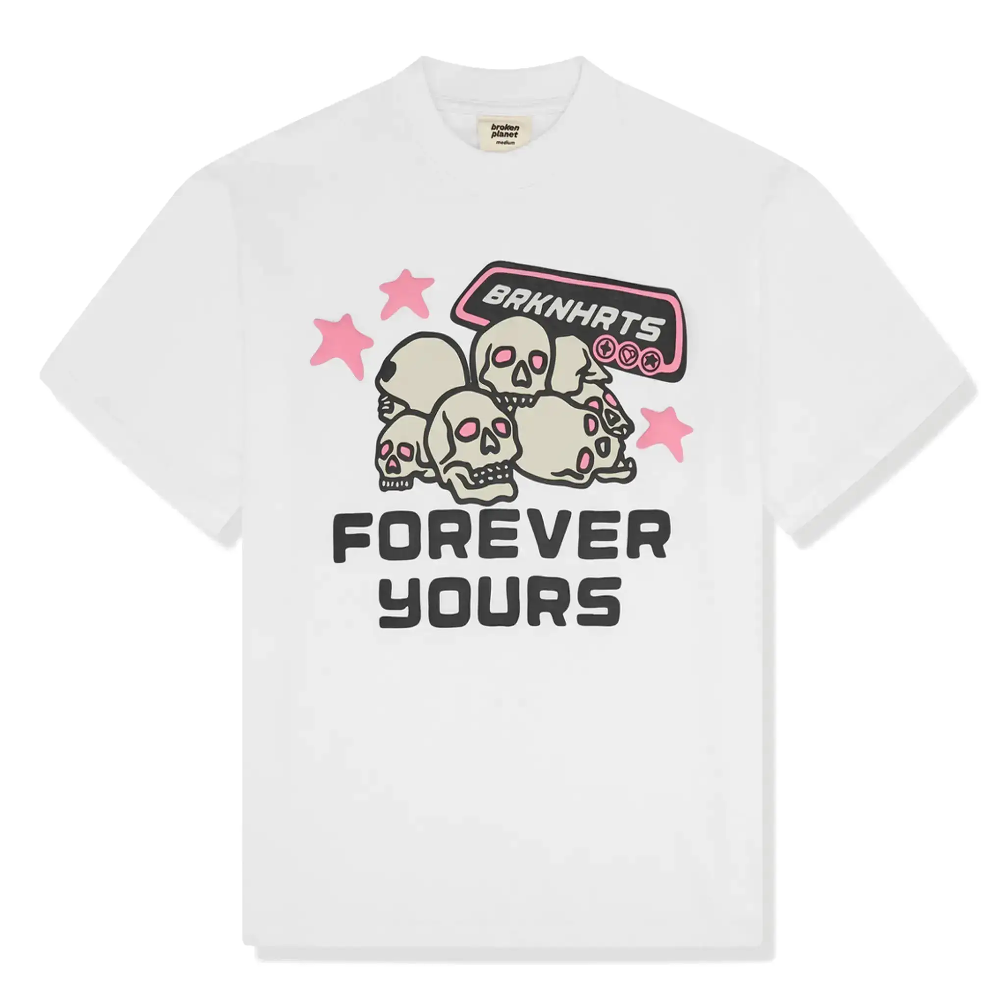 Broken Planet Forever Yours Snow White T Shirt