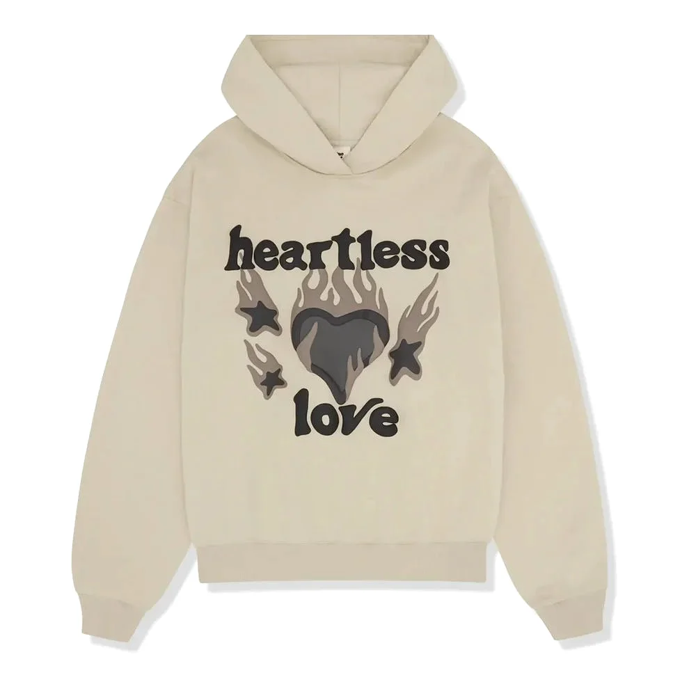 Broken Planet Heartless Love Hoodie Bone White