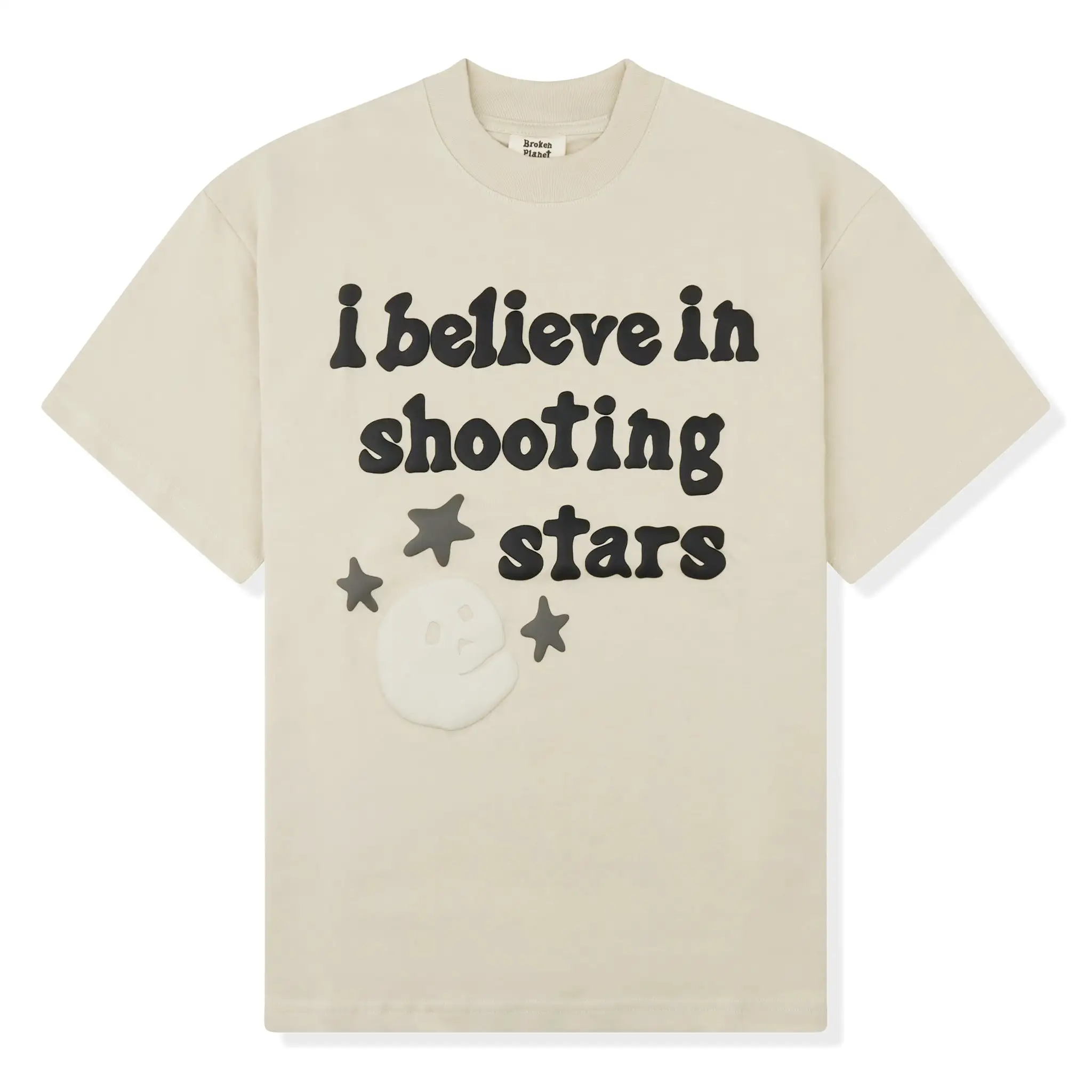 Broken Planet I Believe In Shooting Stars Bone White T Shirt