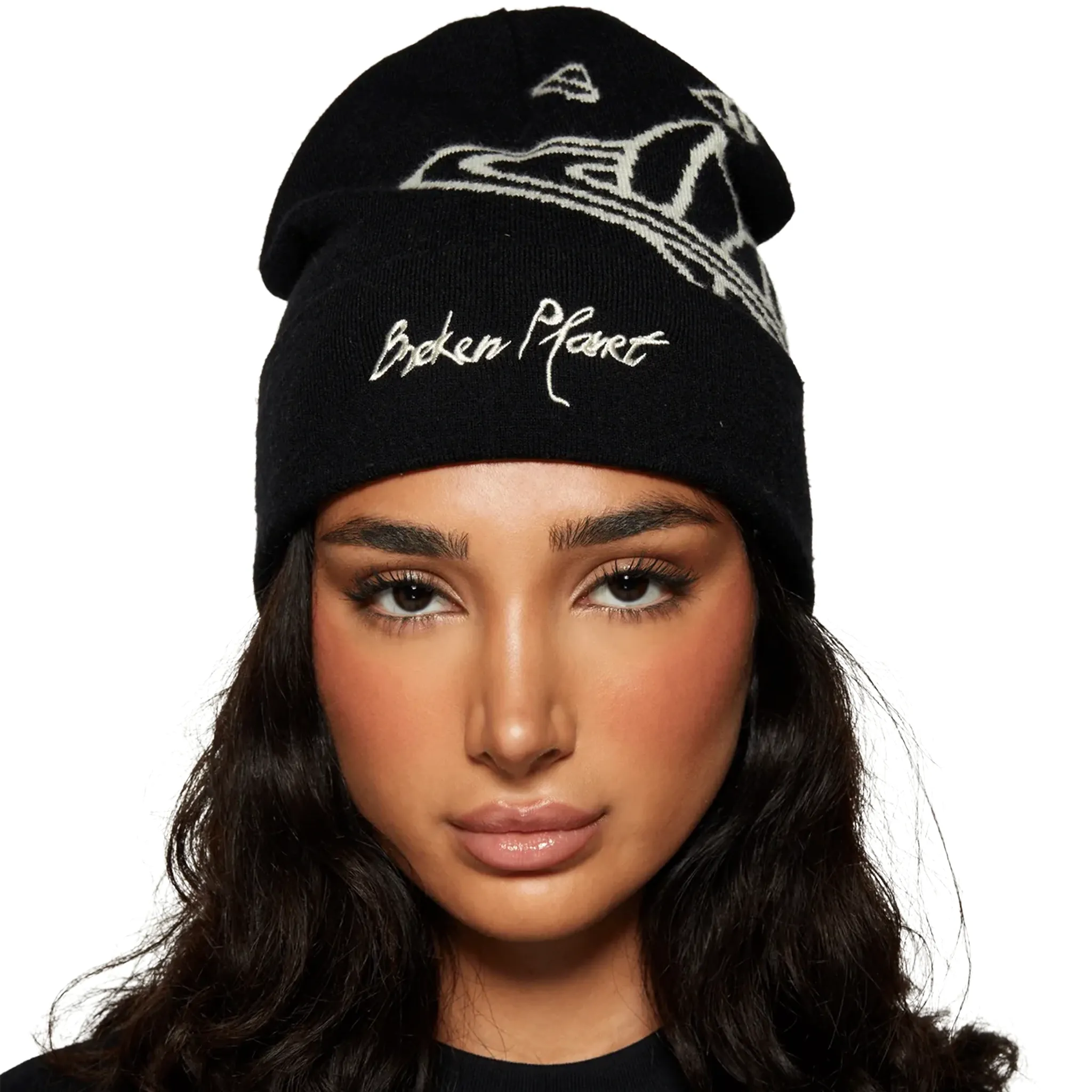 Broken Planet Midnight Black Beanie