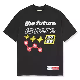 Broken Planet The Future is Here T Shirt Soot Black