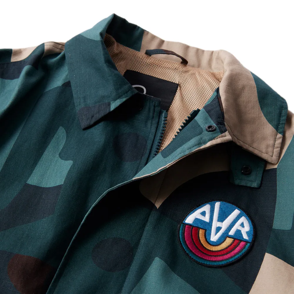 BY PARRA DISTORTED CAMO JACKET // GREEN