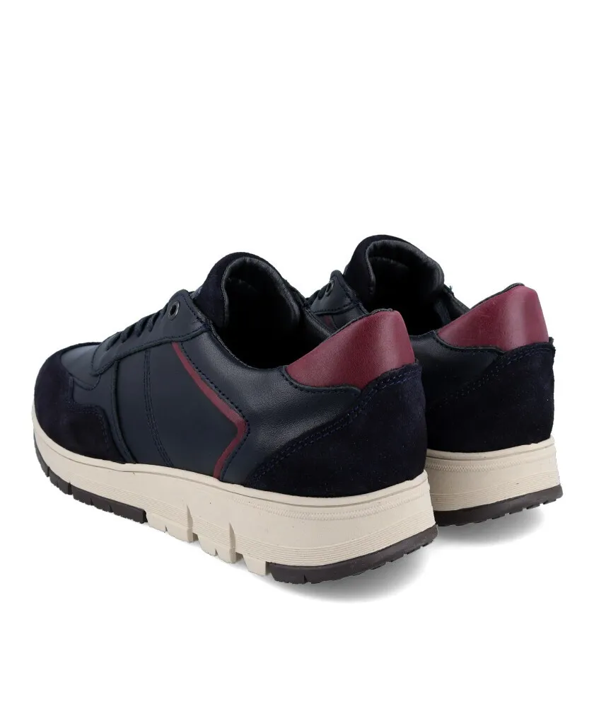 Dj Santa 4123 Men's navy blue casual sneakers