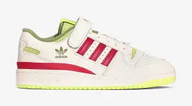 Forum Low The Grinch Grade School Lifestyle Shoes (Cream White/Collegiate Red) Free Shipping