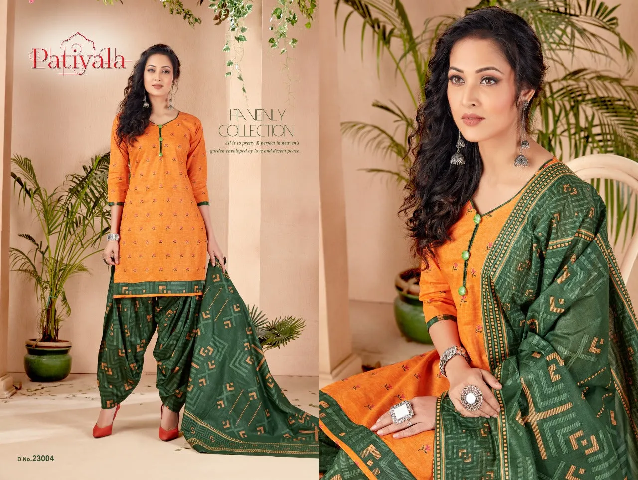 Ganesha Launched Patiyala Vol 23 Cotton Daily Wear Readymade Kurtis Collections