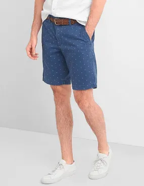 GAP Men Blue Print Casual Shorts