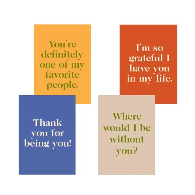 Gratitude Greeting Card Set