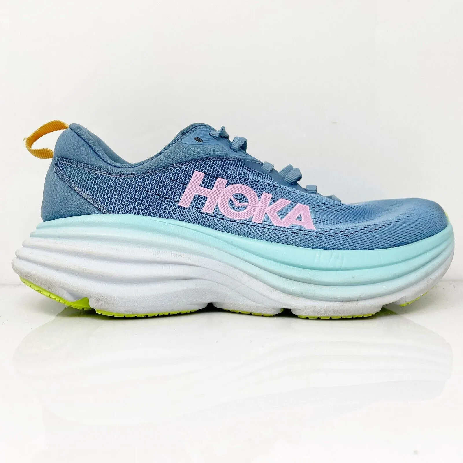 Hoka One One Womens Bondi 8 1127954 SSK Blue Running Shoes Sneakers Size 7 D