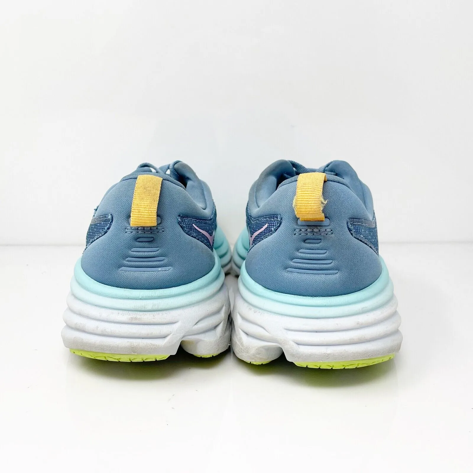 Hoka One One Womens Bondi 8 1127954 SSK Blue Running Shoes Sneakers Size 7 D