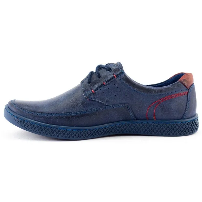 KOMODO Men's casual shoes 911 navy blue