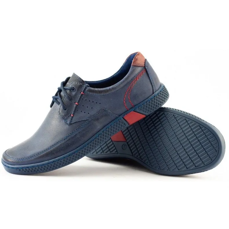 KOMODO Men's casual shoes 911 navy blue