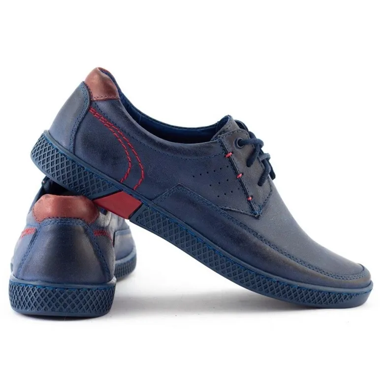 KOMODO Men's casual shoes 911 navy blue