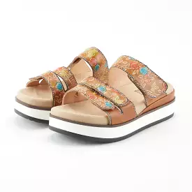 L'ARTISTE DEAREST SLIDE SANDALS