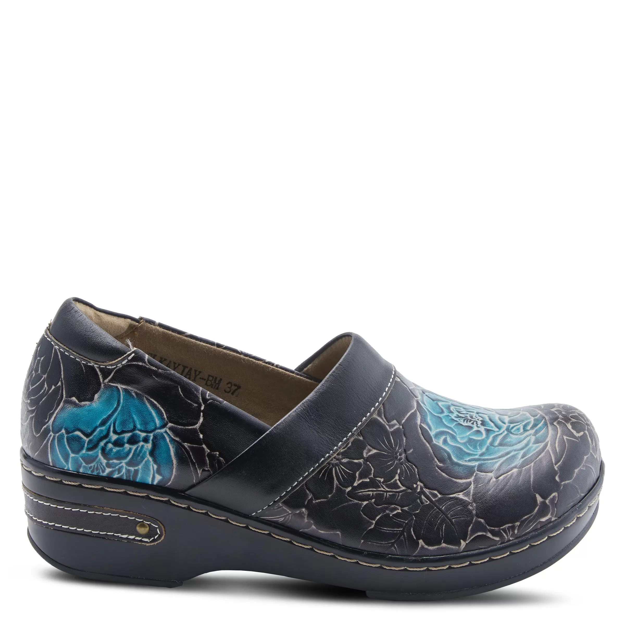 L`ARTISTE ELKAYJAY SLIP-ON CLOGS