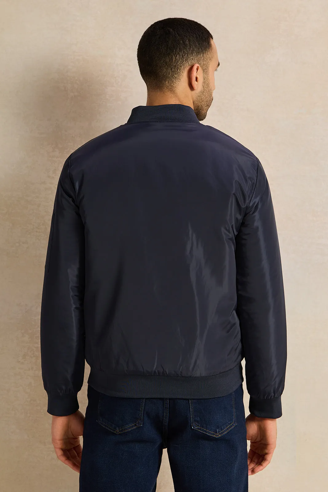 Men Navy Jacket