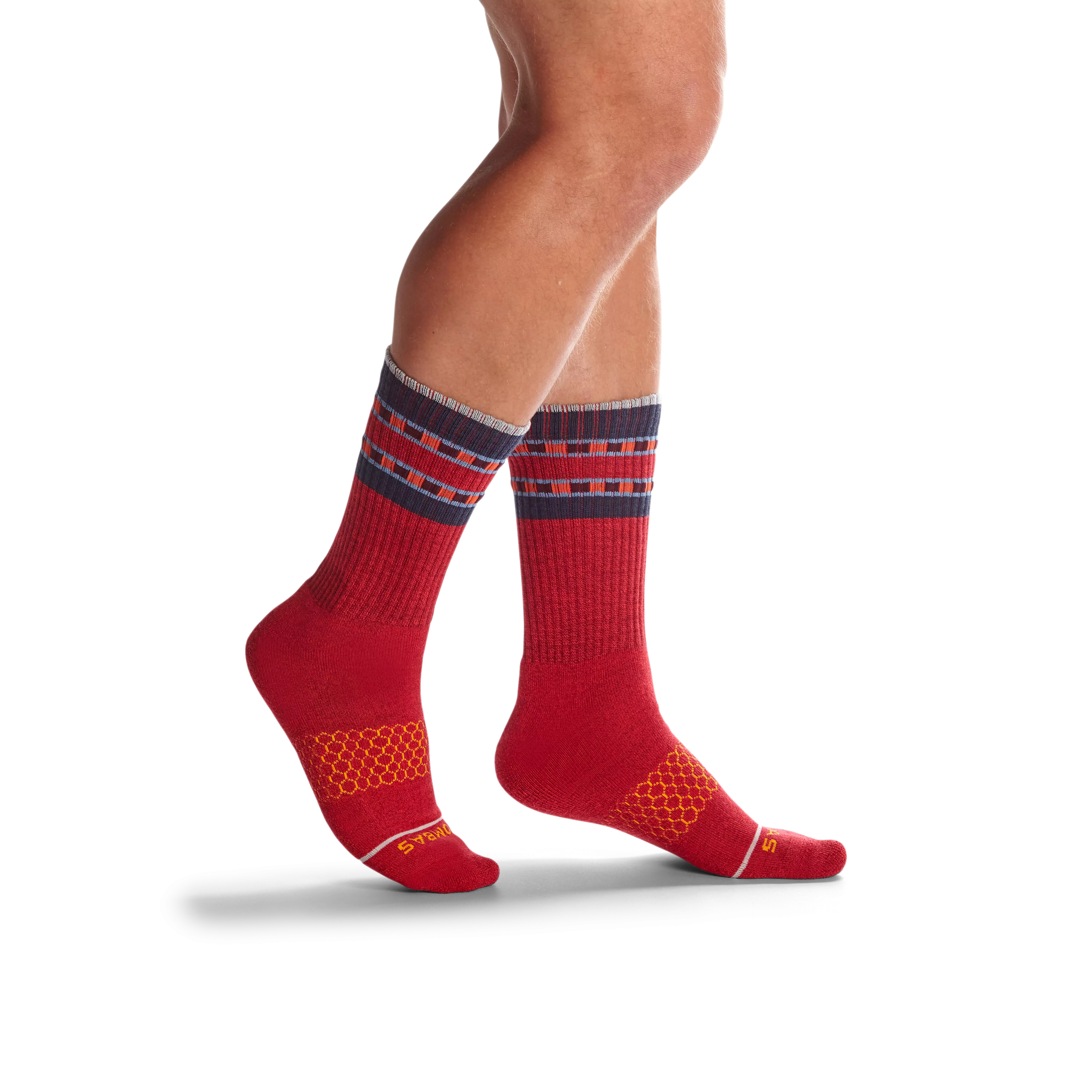 Men's Merino Wool Blend Calf Sock 4-Pack Gift Box