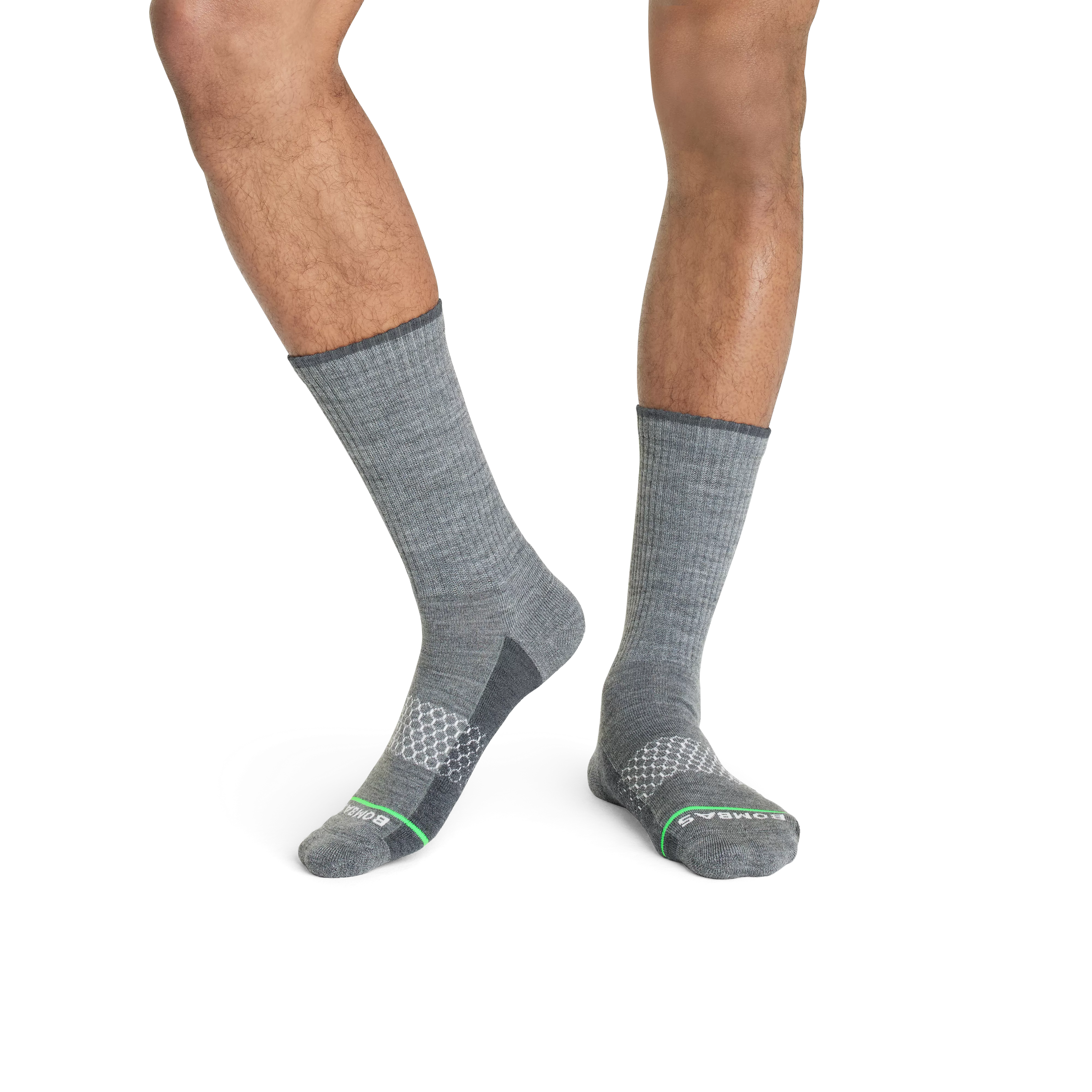 Men's Merino Wool Blend Calf Sock 4-Pack