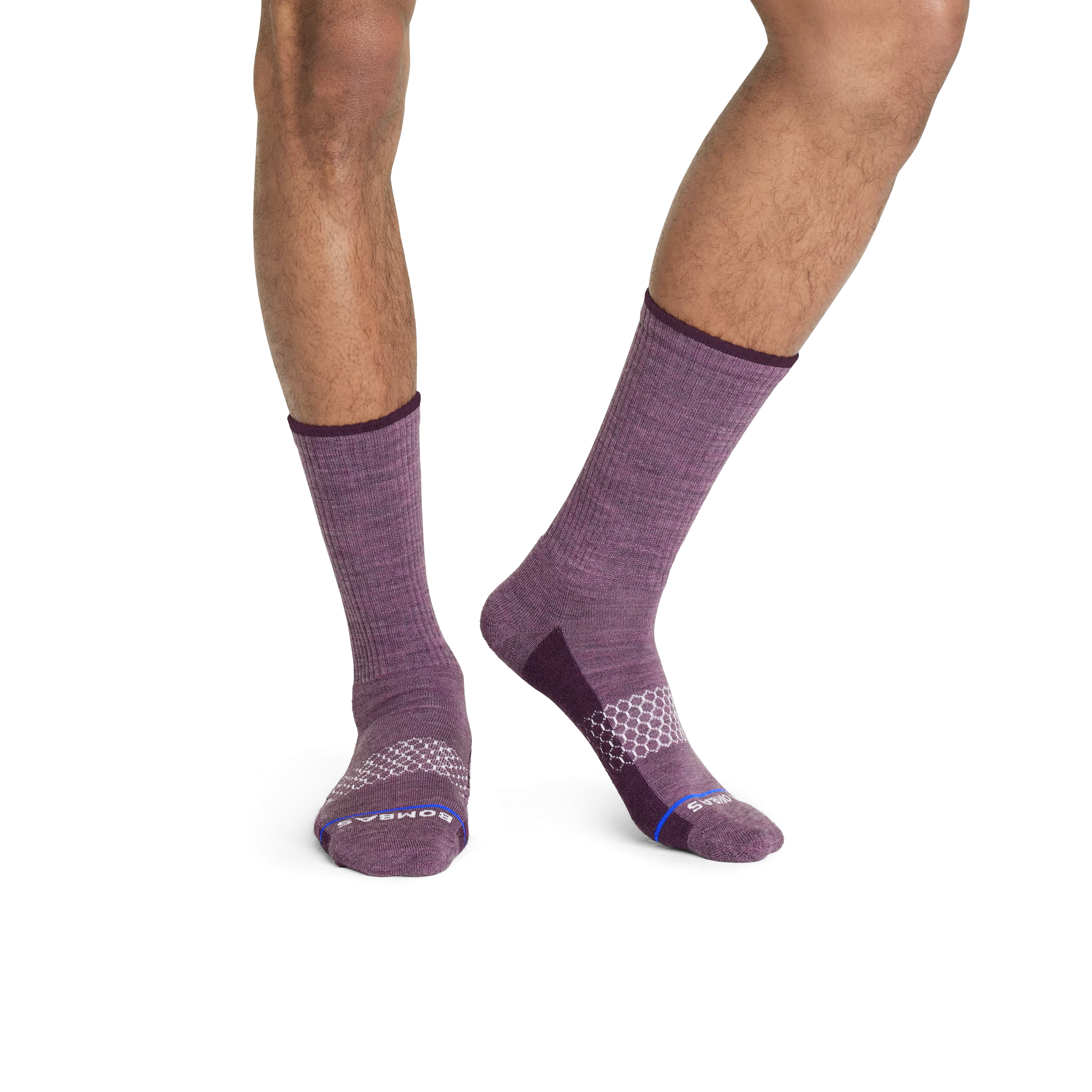 Men's Merino Wool Blend Calf Sock 4-Pack