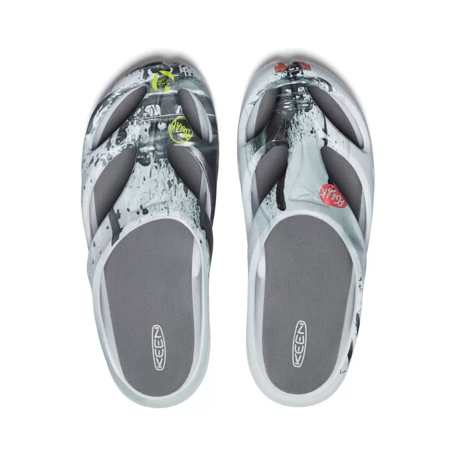 Men's Shanti Arts Clog x PG&AK  |  Silver Birch/Blue Depths