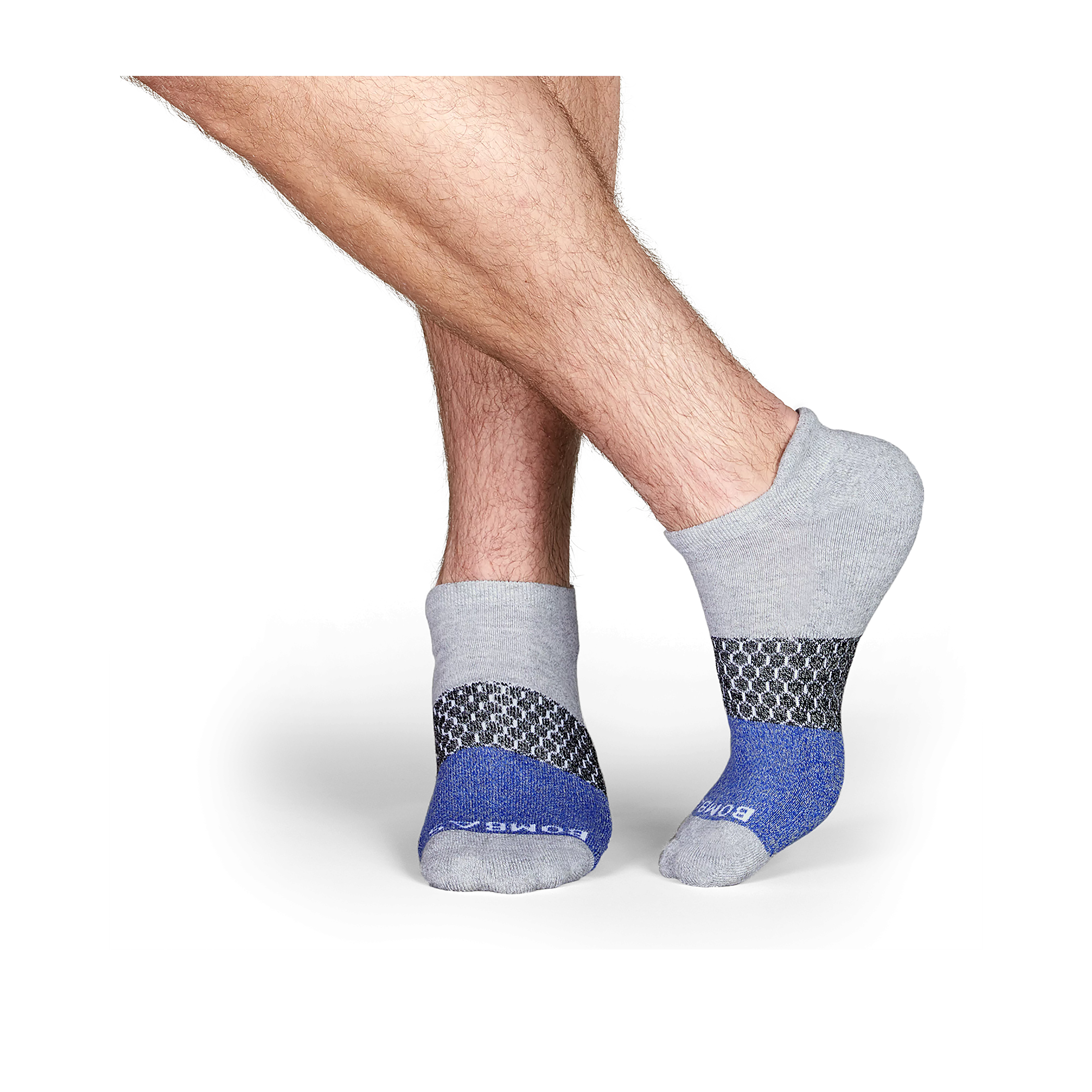 Men's Tri-Block Marl Ankle Sock 6-Pack