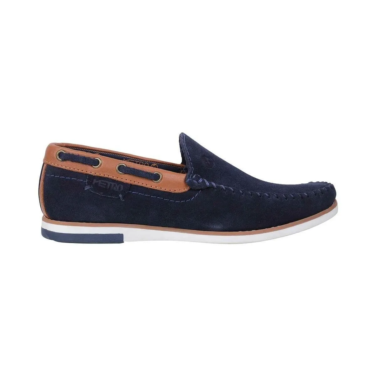 Metro Men Blue Casual Loafers