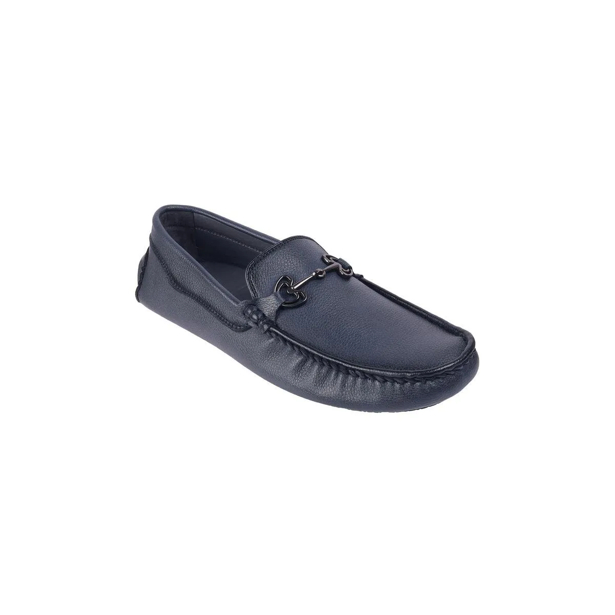 Metro Men Blue Casual Slip Ons