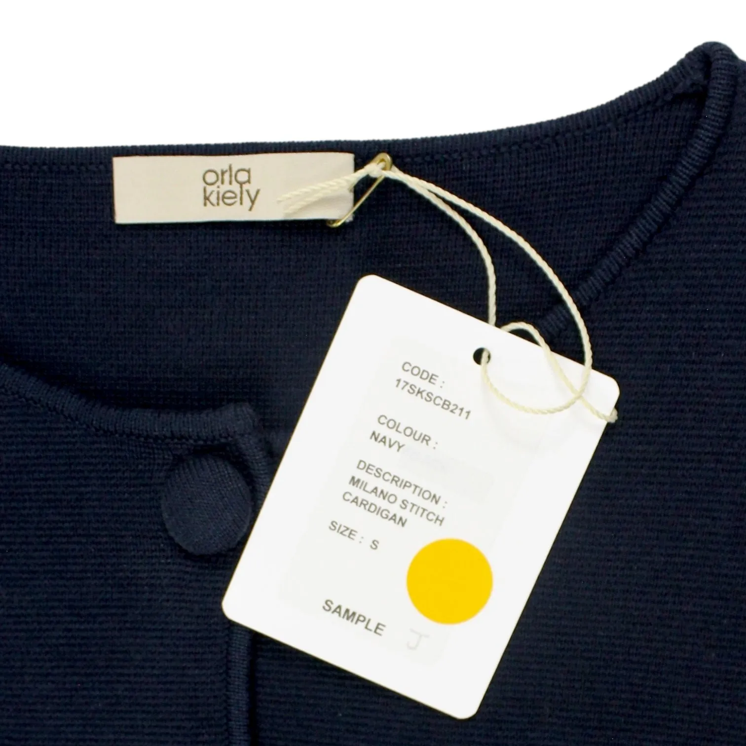 Orla Kiely Navy 4 Pocket Cardigan