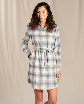 Raelynn Flannel Shirtdress