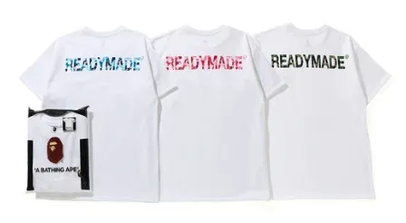 READYMADE  |Street Style Collaboration Cotton T-Shirts