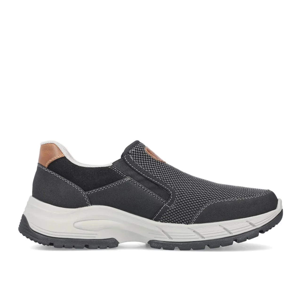 Rieker 19150-00 Black slip on casual shoe