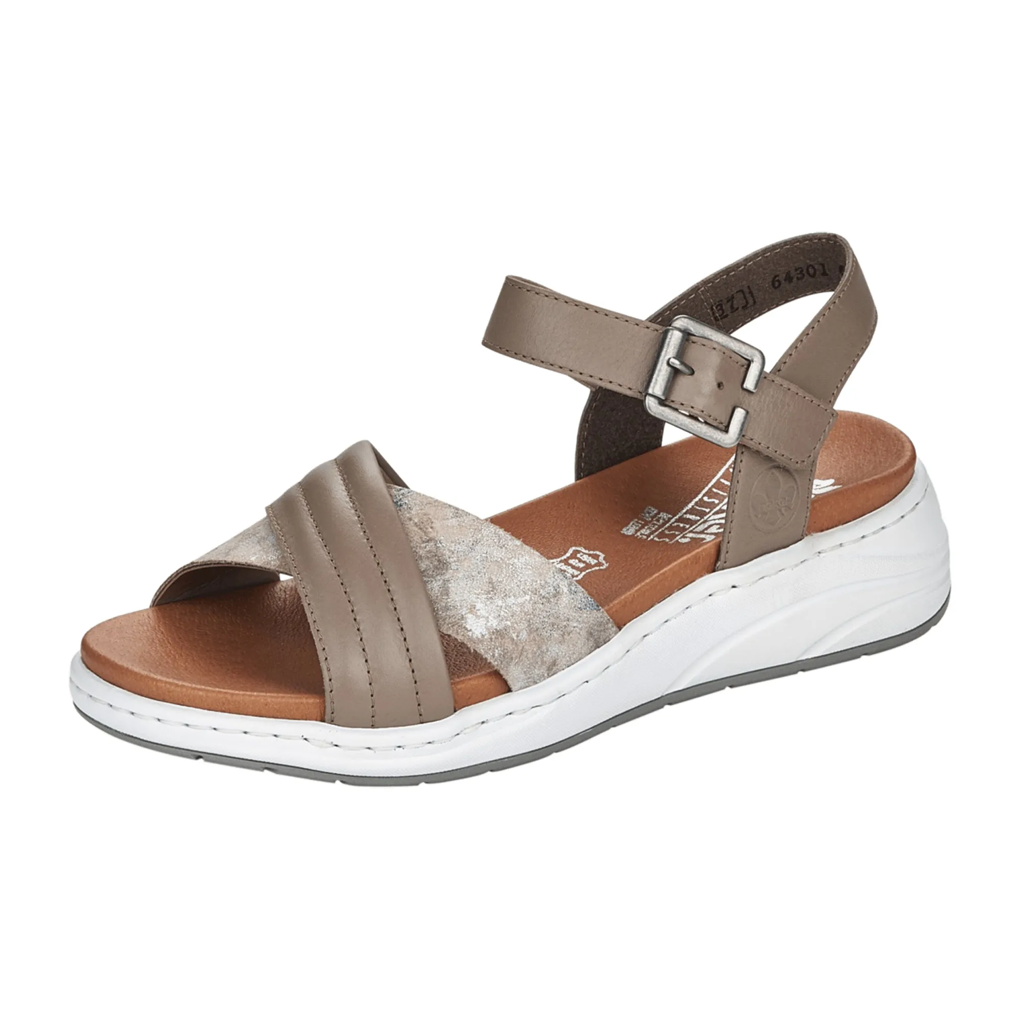 Rieker Beige Sandals for Women Comfortable Spring Summer Footwear