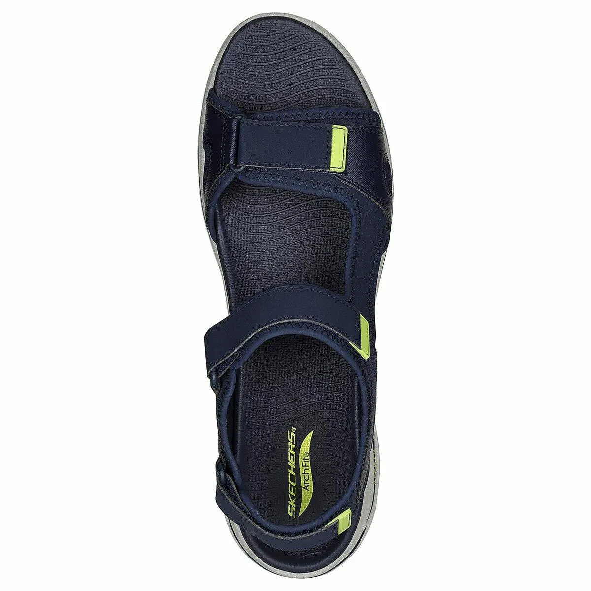 Skechers Men Navy-Blue Casual Floaters