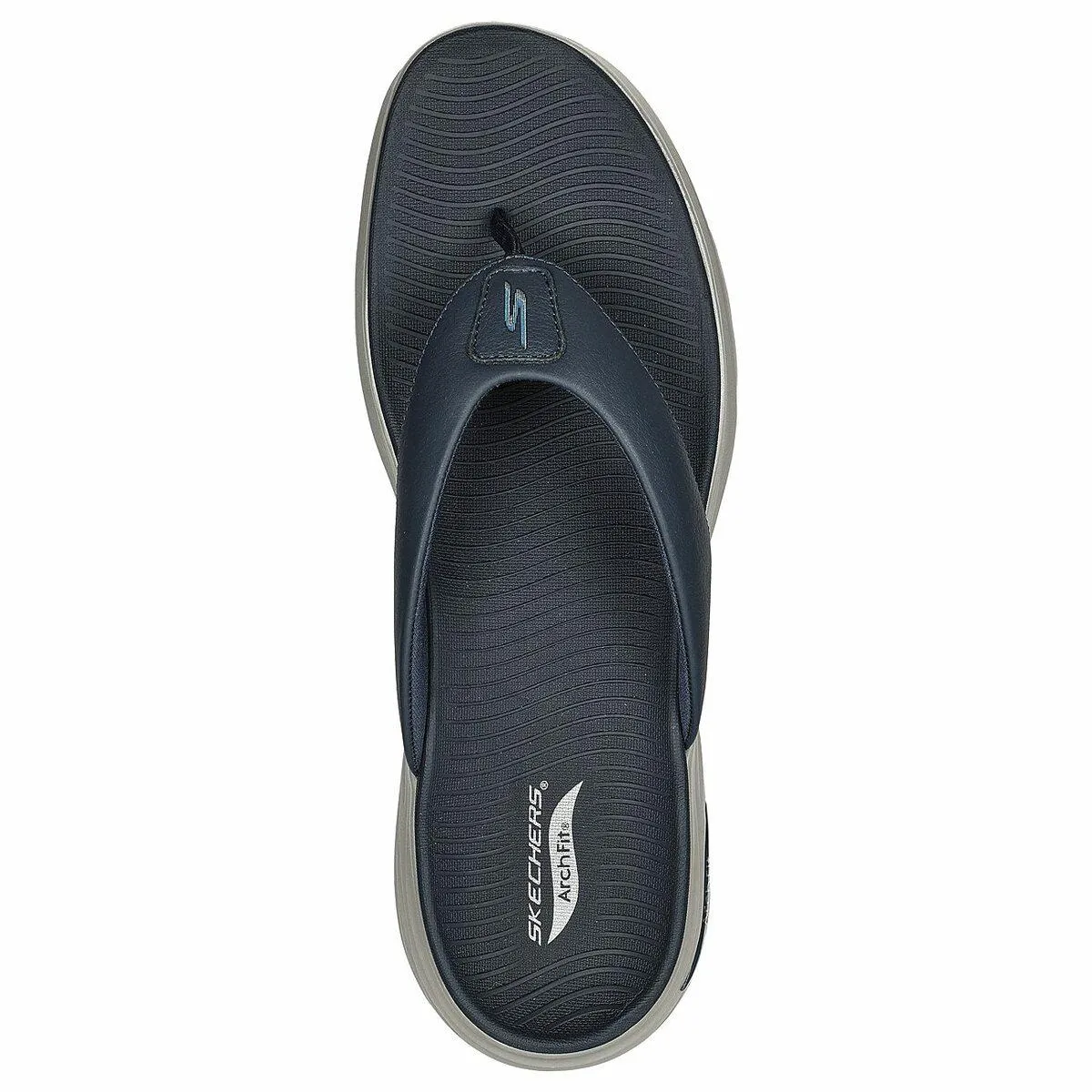 Skechers Men Navy-Blue Casual Slippers