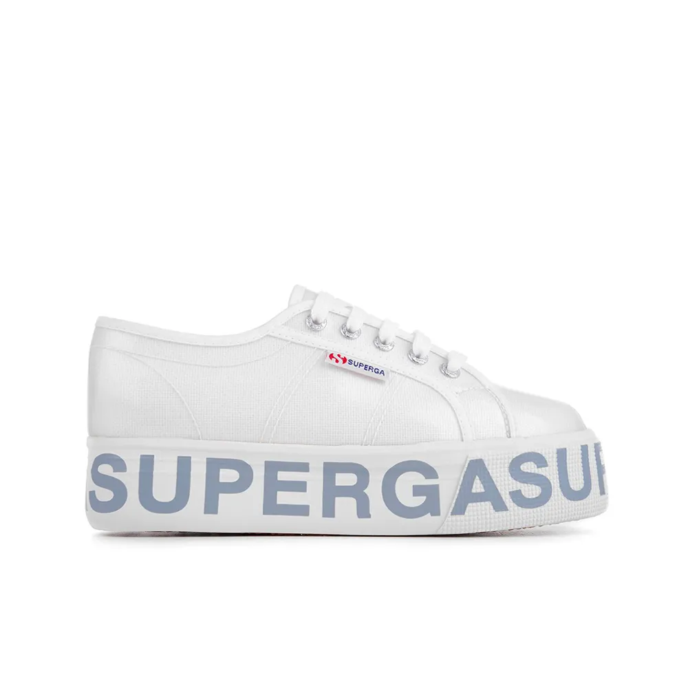 Superga 2790 COTTRANSPLETTERINGW Woman Shoes White