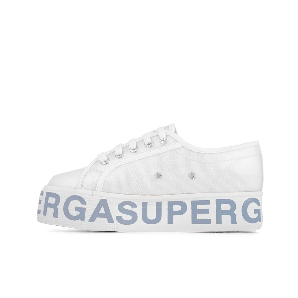 Superga 2790 COTTRANSPLETTERINGW Woman Shoes White